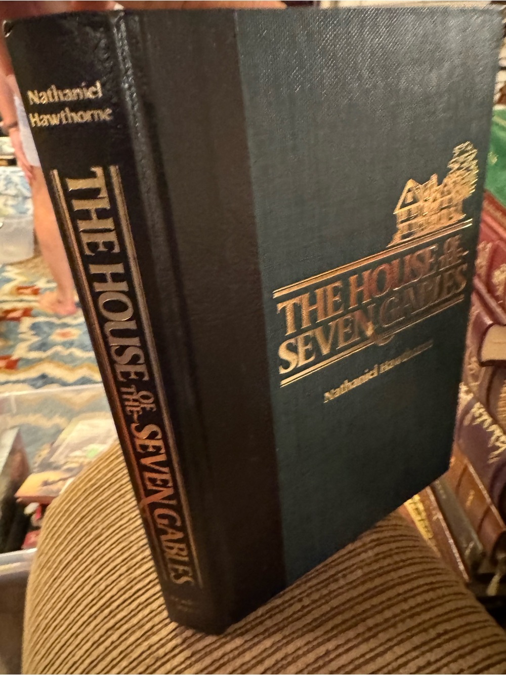 Nathaniel Hawthorne The House of the Seven Gables Hardcover - Black & Green